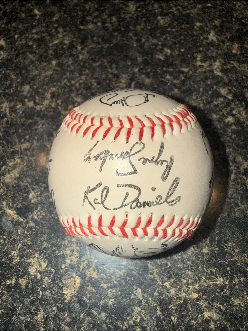 Vintage Facsimile Autographed American League Baseball - Souvenir Stamped Ball